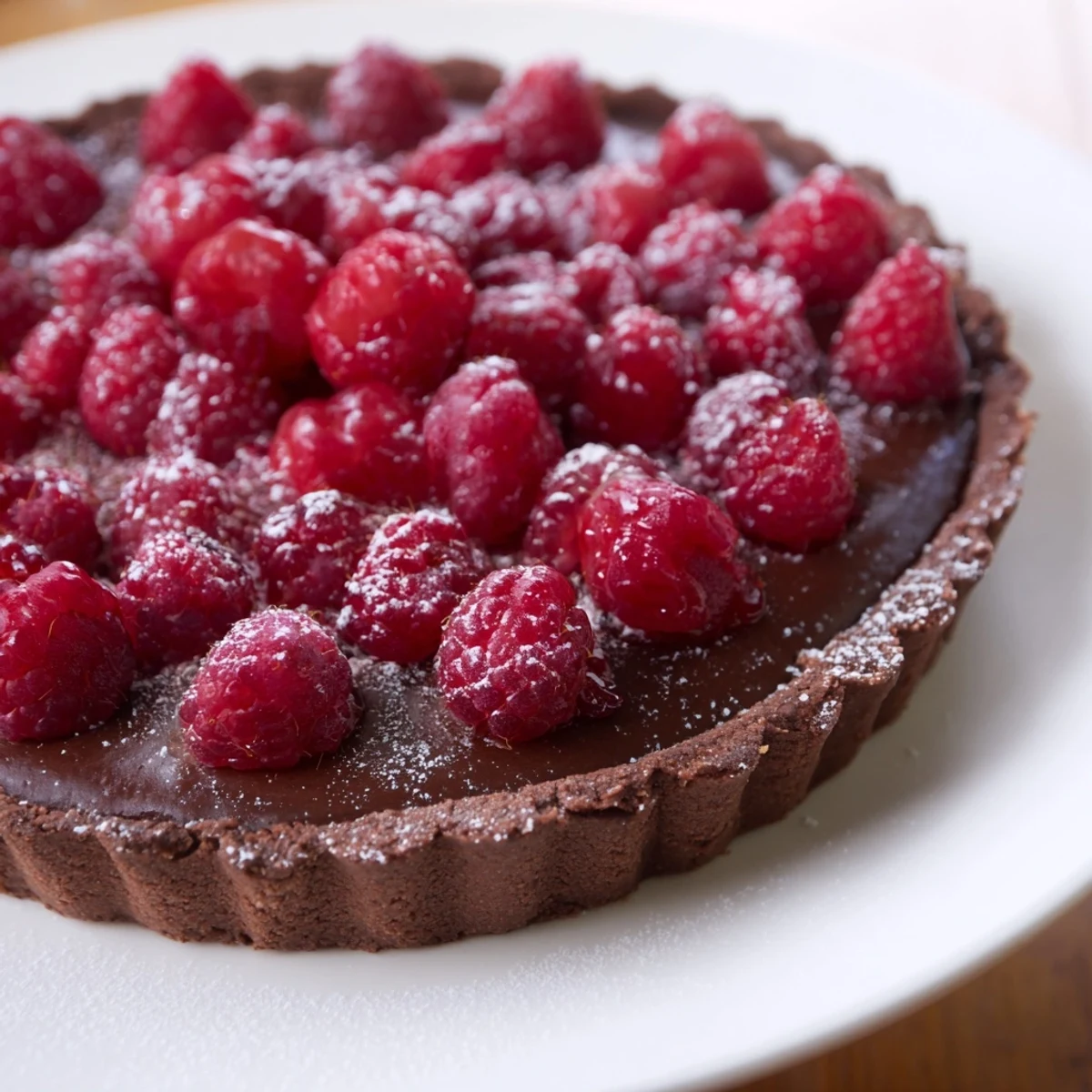 Chocolate Raspberry Tart