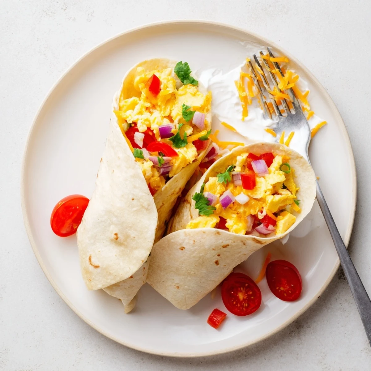 Delicious Tex Mex Egg Tortilla Pockets served on a plate with a side of salsa for a flavorful brunch.