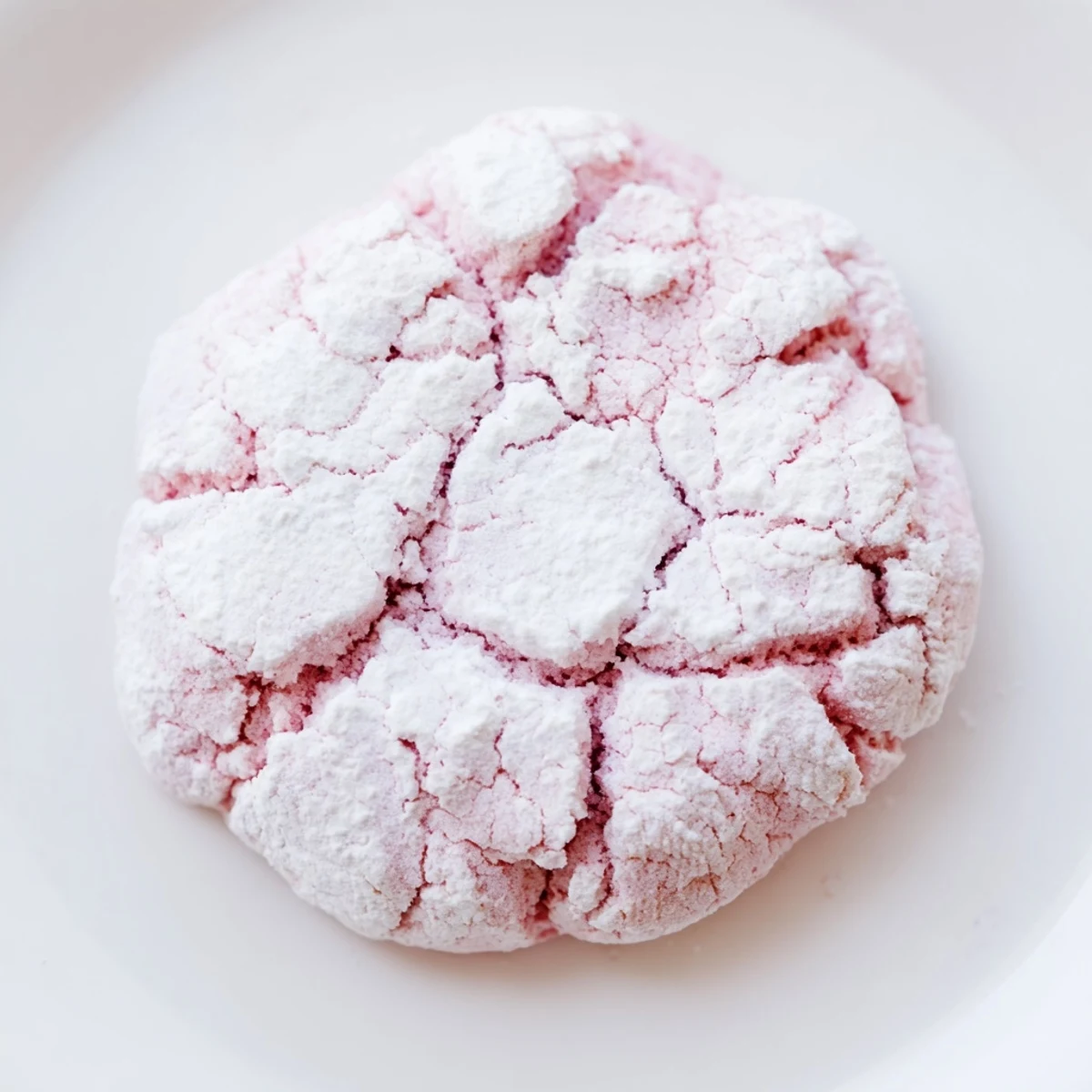 Colorful springtime crinkle cookies with crackled tops arranged on a rustic wooden board