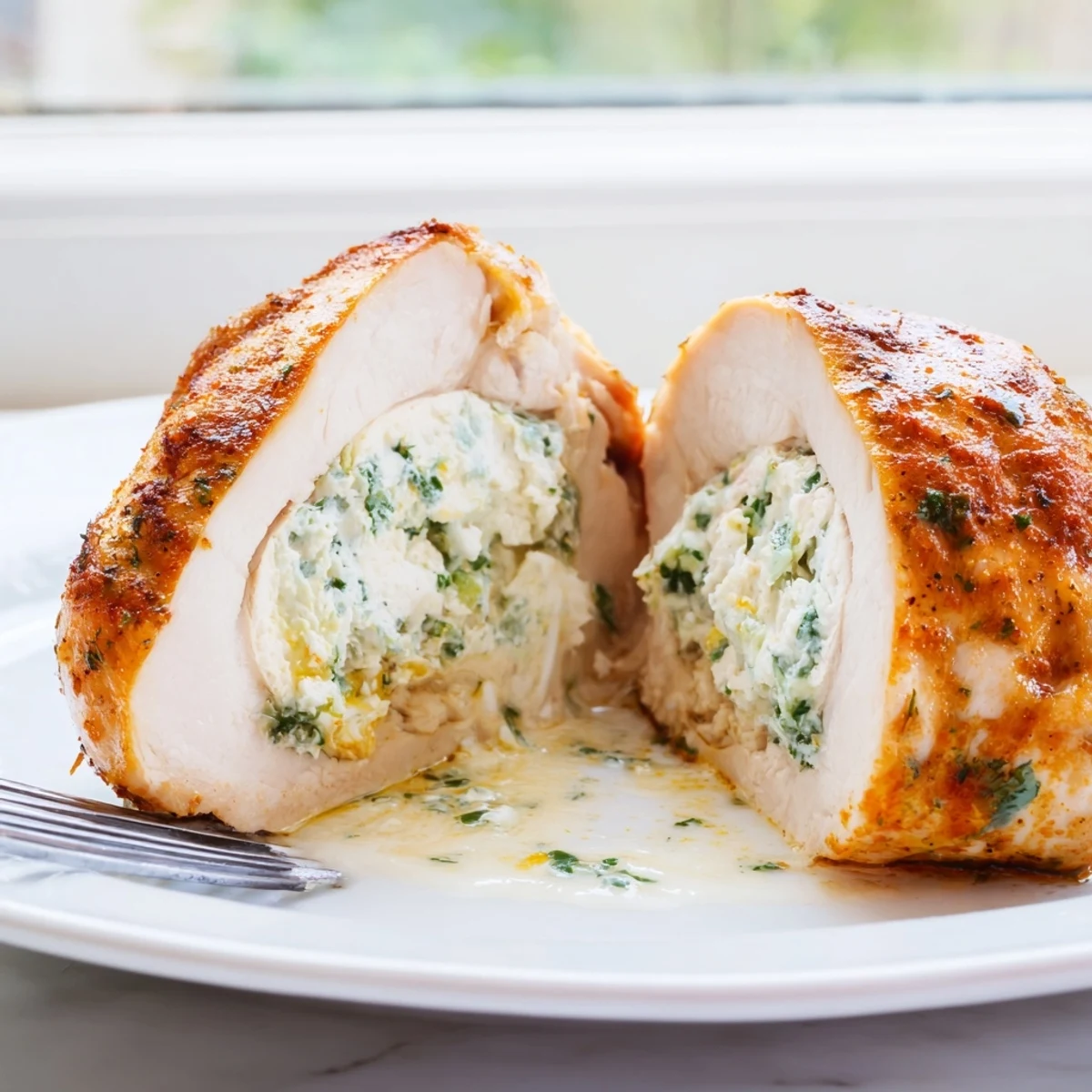 Goat Cheese Stuffed Chicken