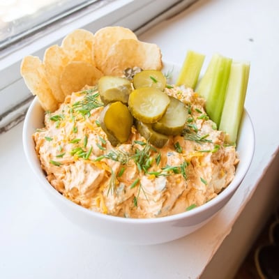 Buffalo Pickle Dip For Game Day