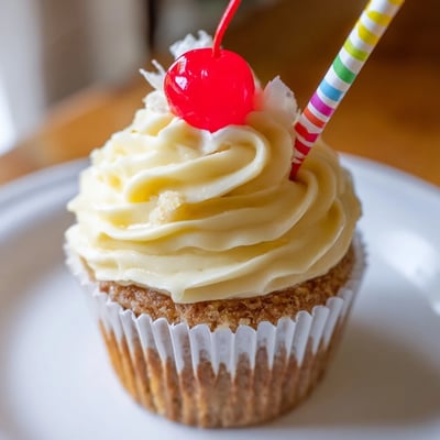Banana Milkshake Cupcakes