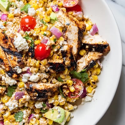 High Protein Chicken Street Corn